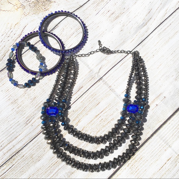 Statement necklace set - Picture 2 of 5